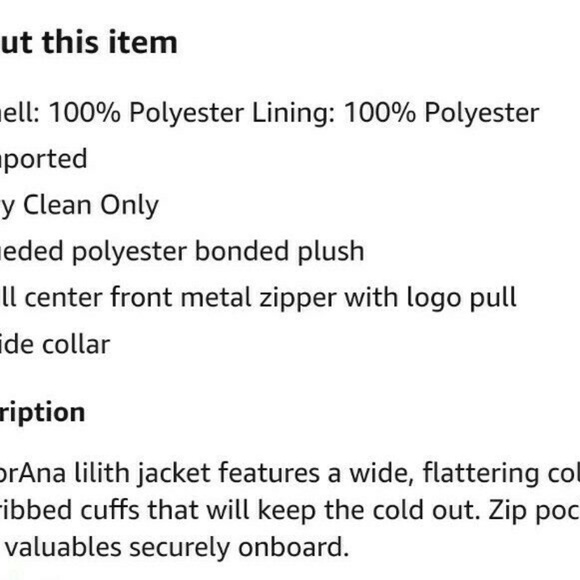 Prana Lilith Shearling Coat Earth Grey Faux Suede - Picture 8 of 8